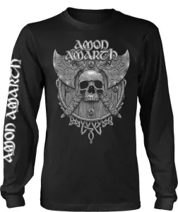 Amon Amarth Maglietta Grey Skull Black S