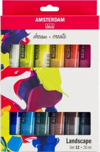 Amsterdam Set di colori acrilici 12x20 ml Paesaggio