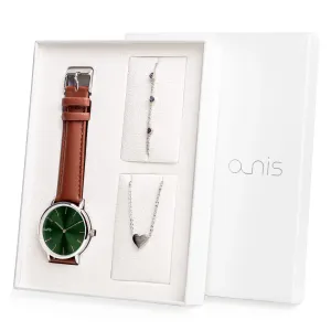 A-NIS Set orologio, collana e bracciale AS100-15