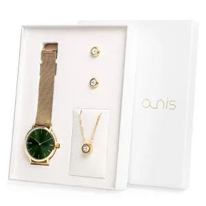 A-NIS Set orologio, collana e orecchini AS100-25
