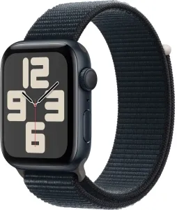 Apple Apple Watch SE (2023) GPS 44mm Cinturino con filettatura sportiva Inchiostro scuro