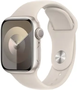 Apple Apple Watch Series 9 41 mm Alluminio bianco stella con cinturino sportivo bianco stella M/L