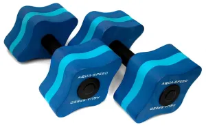 AQUA SPEED Unisex's Dumbbells For Aquafitness 167 Navy Blue/Blue