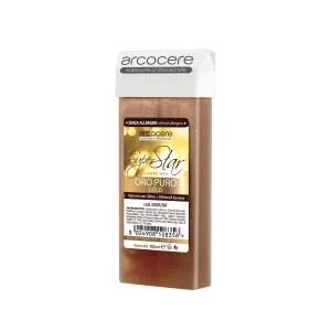Arcocere Cera depilatoria con glitter Professional Wax Oro Puro Gold (Roll-On Cartidge) 100 ml