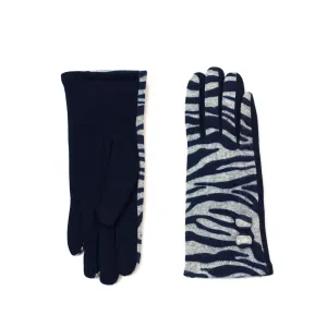 Art Of Polo Woman's Gloves Rk16379 Navy Blue #164858