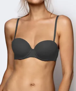 Women's bra Balconette ATLANTIC - dark gray #2373750