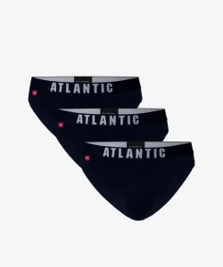 Pánské sportovní slipy ATLANTIC 3-Pack - námořnická modrá