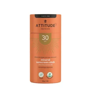 Attitude Stick solare 100% minerale per tutto il corpo SPF 30 - Orange Blossom 85 g