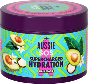 Aussie Maschera idratante per capelli secchi e danneggiati SOS Supercharged Hydration (Hair Mask) 450 ml