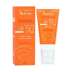 Avène Crema protettiva per pelli secche e sensibili senza profumazione SPF50+ (Very High Protection Cream) 50 ml