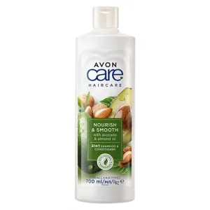 Avon Shampoo e balsamo 2 in 1 Nourish & Smooth (2 in 1 Shampoo & Conditioner) 700 ml