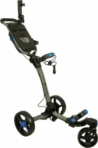 Axglo Tri-360 V2 3-Wheel SET Grey/Blue Trolley manuale golf