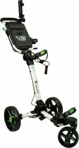 Axglo Tri-360 V2 3-Wheel SET White/Green Trolley manuale golf