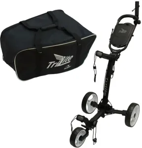 Axglo TriLite 3-Wheel SET Black/White Trolley manuale golf