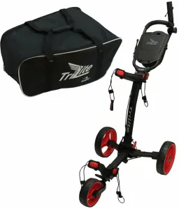 Axglo TriLite SET Black/Red Trolley manuale golf