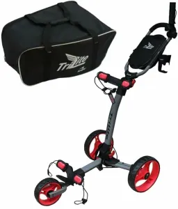 Axglo TriLite SET Grey/Red Trolley manuale golf
