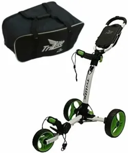 Axglo TriLite SET White/Green Trolley manuale golf