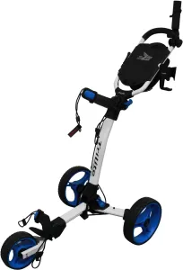 Axglo TriLite White/Blue Trolley manuale golf