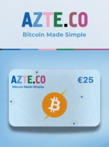 Azteco Bitcoin Lightning Voucher 25 EUR Key GLOBAL
