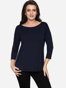 Blouse Babell Camille S-3XL navy blue 059
