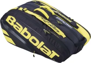 Babolat Pure Aero RH X 12 Black/Yellow Borsa da tennis
