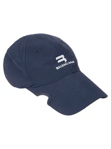 BALENCIAGA - Cappello Baseball In Nylon Con Logo #312842