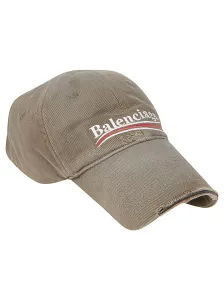BALENCIAGA - Cappello In Cotone Organico Con Logo #312800