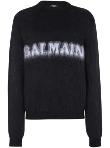 BALMAIN - Maglia In Lana Con Logo #2577518