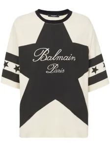BALMAIN - T-shirt In Cotone Con Logo #3007370