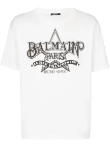 BALMAIN - T-shirt In Cotone #2986847