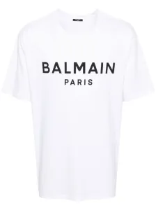 BALMAIN - T-shirt In Cotone Con Logo #3032702