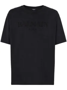 BALMAIN - T-shirt In Cotone Con Logo #3105826