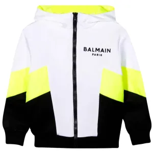 Balmain Boys Logo Jacket White - 10Y White