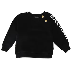 Balmain Baby Boy Sweater Black - 12M BLACK