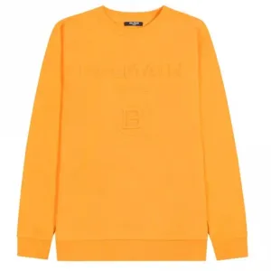 Balmain Boys Embossed Logo Sweatshirt Orange - 10Y ORANGE