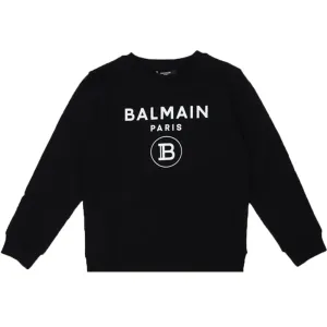Balmain Boys Logo Sweater Black - 14Y BLACK