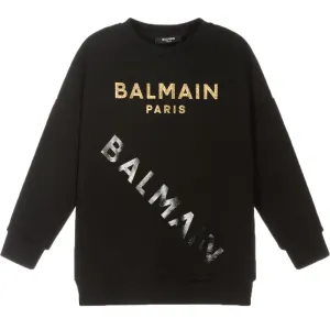 Balmain Girls Sweater Black - 10Y BLACK