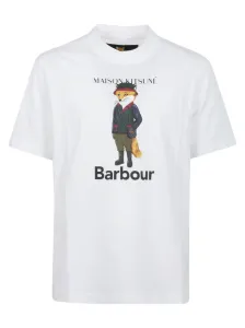 BARBOUR X MAISON KITSUNE' - T-shirt Beaufort Fox In Cotone #2774640