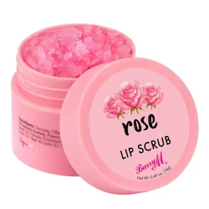 Barry M Scrub per labbra Růže (Rose Lip Scrub) 14 g