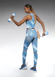 Bas Bleu ENERGY sports leggings with Super Push-Up effect and fashionable print #1432835