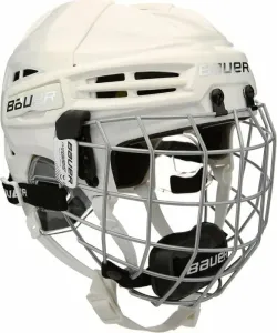 Bauer RE-AKT 100 Helmet Combo YTH Bianco YTH Casco per hockey