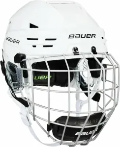 Bauer RE-AKT 85 Helmet Combo SR Bianco L Casco per hockey