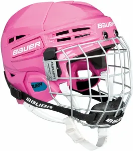 Bauer Prodigy Youth Helmet Combo SR Rosa UNI Casco per hockey