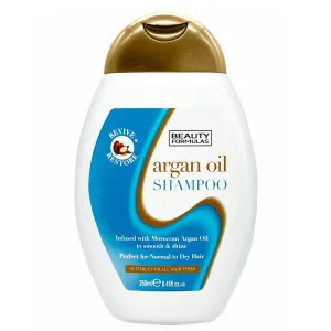 Beauty Formulas Shampoo all'olio di argan per capelli da normali a secchi (Argan Oil Shampoo) 250 ml