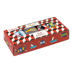 Bellinda 
CRAZY SOCKS BOX - Gift box of fun crazy socks 4 pairs - yellow