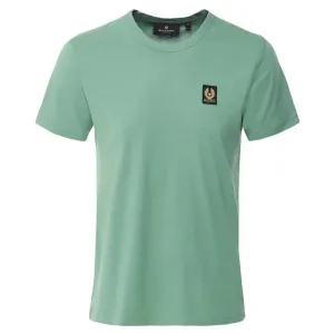 Belstaff Mens Cotton Logo T-shirt Green - S GREEN