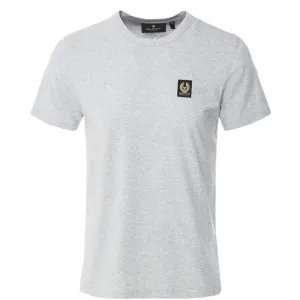 Belstaff Mens Cotton Logo T-shirt Grey - S GREY