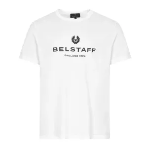 Belstaff Mens Logo T-shirt White - S WHITE