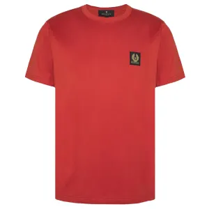 Belstaff Men's Short Sleeved T-Shirt Red - XXL Red