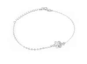 Beneto Bellissimo braccialetto in argento Fiocco di neve AGB637/21